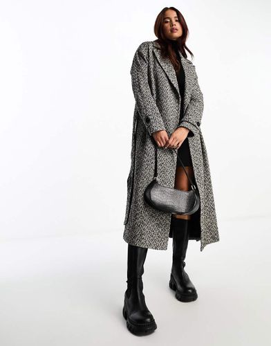 Cappotto elegante sale e pepe con cintura - New Look - Modalova