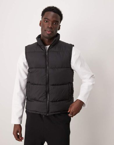 New Look - Gilet imbottito nero - New Look - Modalova