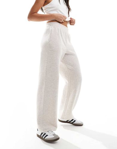 Joggers a fondo ampio color avena - New Look - Modalova