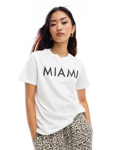 Miami - T-shirt bianca - New Look - Modalova