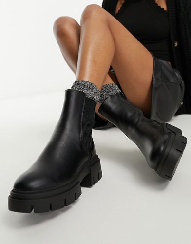 Stivaletti Chelsea bassi alla caviglia neri con suola spessa - New Look - Modalova