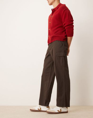 Pantaloni cargo comodi scuro - New Look - Modalova