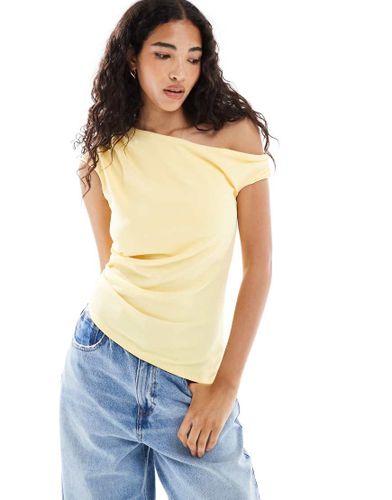 Top en néoprène avec épaule tombante - New Look - Modalova