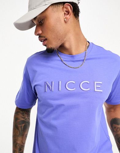 Nicce - Mercury - T-shirt blu iris - Nicce - Modalova