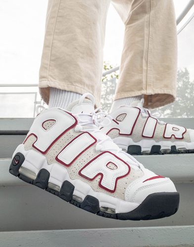 Air - More Uptempo '96 - Sneakers bianche e rosse - Nike - Modalova