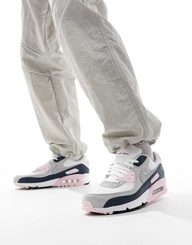 Air - Max 90 - Sneakers bianche e rosa - Nike - Modalova