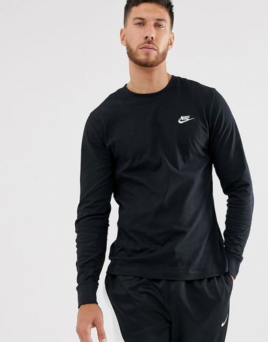 Club - T-shirt a maniche lunghe nera - Nike - Modalova