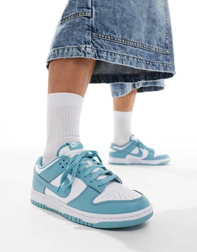 Dunk - Sneakers rétro basse bianche e blu - Nike - Modalova