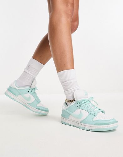 Dunk Twist Low - Sneakers basse bianche e verde giada ghiaccio - Nike - Modalova