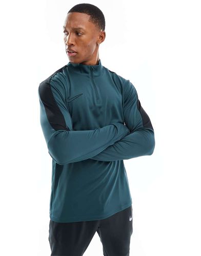 Academy Dri-FIT - Top da allenamento scuro a pannelli con zip corta - Nike Football - Modalova