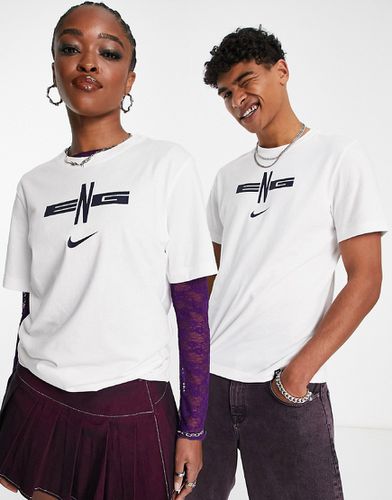 Inghilterra - T-shirt bianca unisex con grafica - Nike Football - Modalova