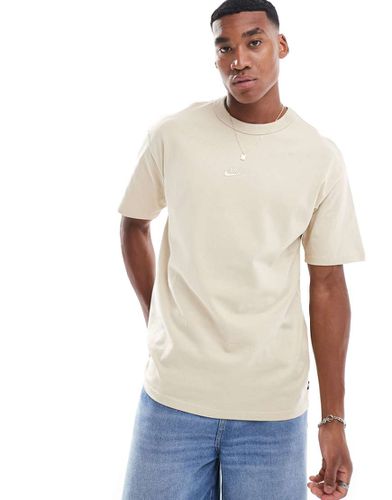 Premium - T-shirt oversize pesante color crema - Nike - Modalova