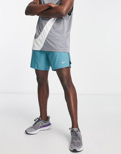 Challenger - Pantaloncini 2-1 -azzurro da 7" - Nike Running - Modalova