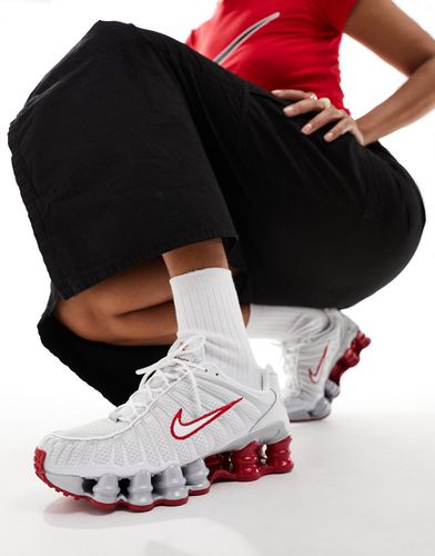 Shox TL - Sneakers unisex bianche e rosse - Nike - Modalova