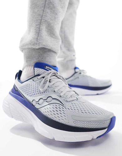 Guide 17 - Sneakers da corsa strutturate ammortizzate bianco nuvola e blu royal - Saucony - Modalova