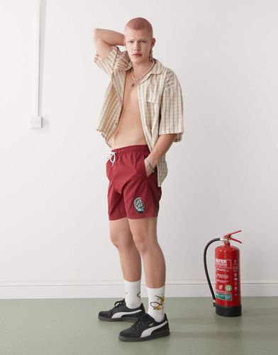 Short de bain à motif demi-lune et logo - Santa Cruz - Modalova