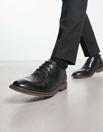 Raffe - Scarpe brogue in pelle nera - Schuh - Modalova