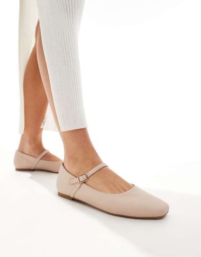 Ballerine beige con cinturino e fibbia - SEQWL - Modalova