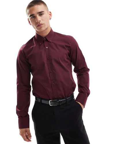 Chilwell - Camicia elegante bordeaux - Shelby & Sons - Modalova