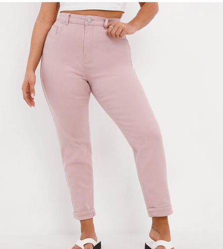 Simply Be - Mom jeans rosa - Simply Be - Modalova