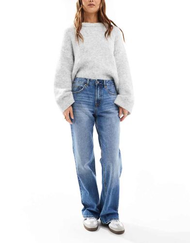 D92 - Jean droit large - moyen - Stradivarius - Modalova