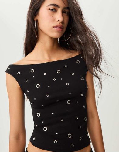 T-shirt à aillets - Stradivarius - Modalova