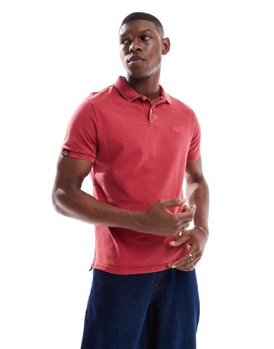 Destroy - Polo style vintage - Cranberry Crush - Superdry - Modalova