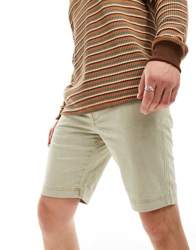 Short chino style officier - Gris château - Superdry - Modalova