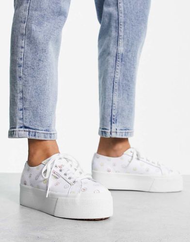 Peace - Sneakers flatform bianche - Superga - Modalova