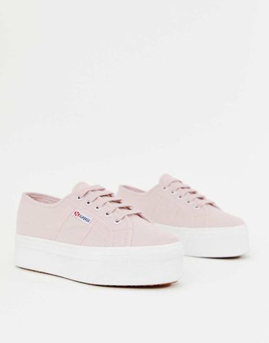 Sneakers flatform con suola spessa bianca - Superga - Modalova