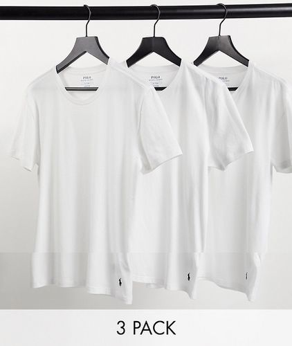 Confezione da 3 T-shirt da casa con logo bianche - Polo Ralph Lauren - Modalova