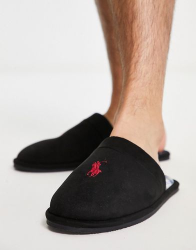 Klarence - Pantofole stile sabot nere e rosse - Polo Ralph Lauren - Modalova