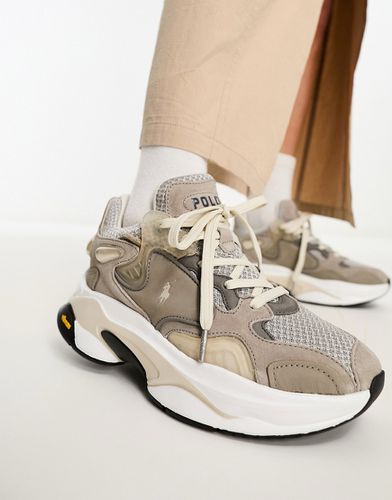 Sneakers grigie con suola spessa - Polo Ralph Lauren - Modalova
