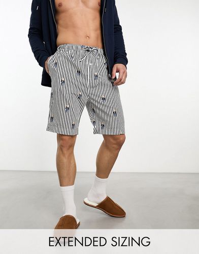 Pantaloncini del pigiama a righe con logo dell'orsetto - Polo Ralph Lauren - Modalova