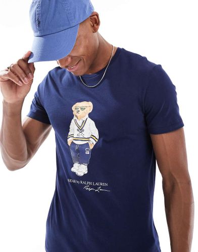 T-shirt classique coupe oversize avec imprimé ours - Polo Ralph Lauren - Modalova