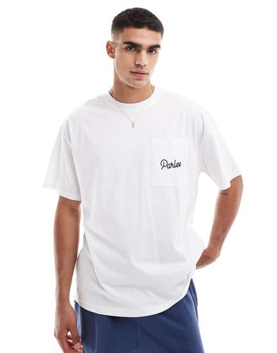 Dale - T-shirt bianca oversize con logo - Parlez - Modalova