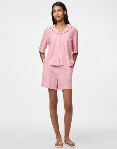 Short en lin mélangé - Pieces - Modalova