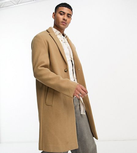 Cappotto in misto lana color cammello - In esclusiva per ASOS - Pull & Bear - Modalova