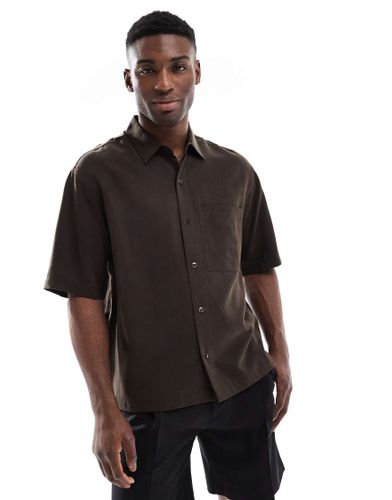 Chemise coupe carrée à manches courtes - Pull & bear - Modalova