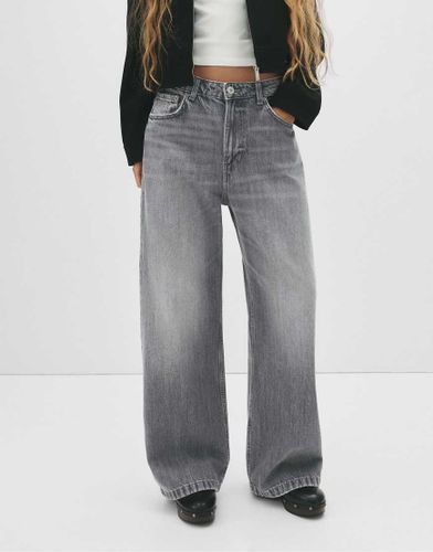 Jean baggy taille mi-haute - Pull & bear - Modalova