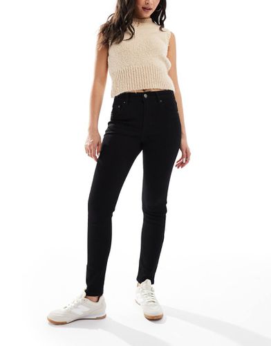 Jeans skinny neri a vita medio alta - Pull & Bear - Modalova