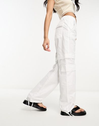 Pantaloni cargo sporco con zip - Pull & Bear - Modalova