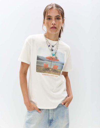 T-shirt motif plage - Glacier - Pull & bear - Modalova