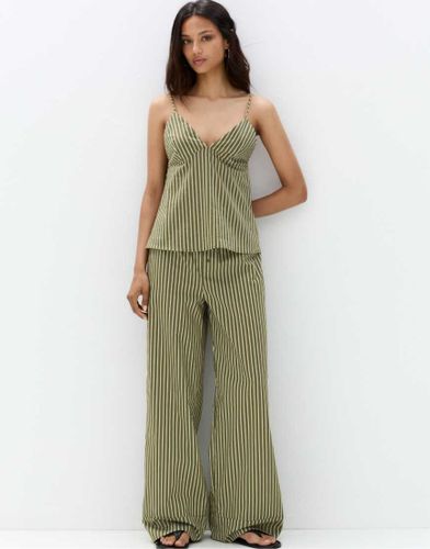 Top à bretelles rayé - Pull & bear - Modalova