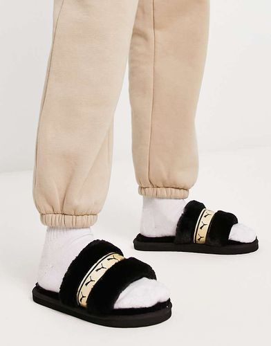 Fluff - Pantofole stile sliders e oro - Puma - Modalova