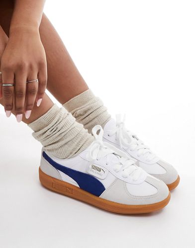 Palermo - Sneakers bianche e blu in pelle - Puma - Modalova