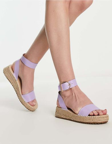 Alice - Espadrilles lilla con suola flatform - Raid - Modalova