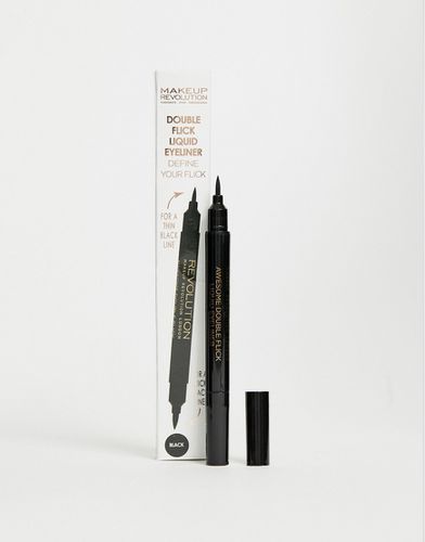 Eyeliner Awesome Double Flick Thick and Thin - Revolution - Modalova