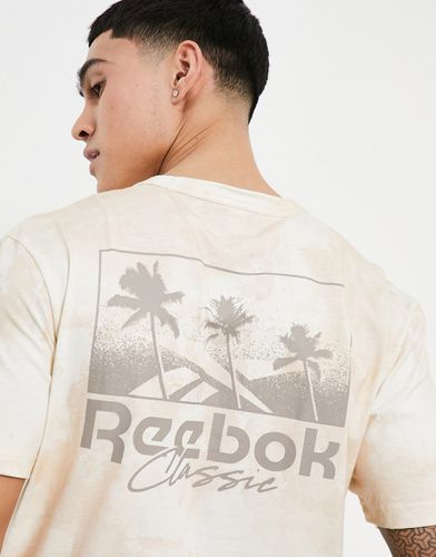 Summer Retreat - T-shirt con stampa beige chiaro - Reebok - Modalova