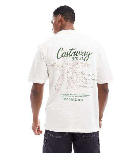 Castaway Hotel - T-shirt écru - River Island - Modalova